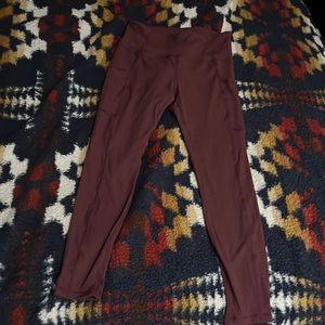 Medium burgundy lukka.lux leggings